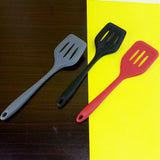 Full Silicon Flat Shape Kitchen Spatula ( Mix Random Colors)