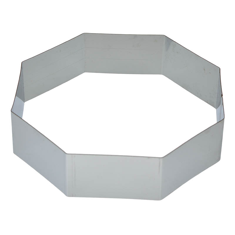 Octagonal Stainless Steel Cake Baking Cutter Shaping 3pcs Tool Set