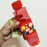 Beli Cartoon 500ml Transparent Plastic Water Bottle ( Random Colors )