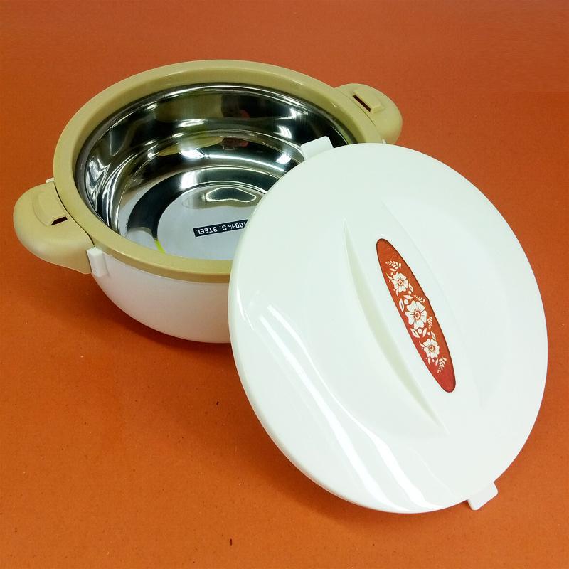 Appollo Chef 4000ml Large-Size Stainless Steel Roti Hot-pot ( Random Color )