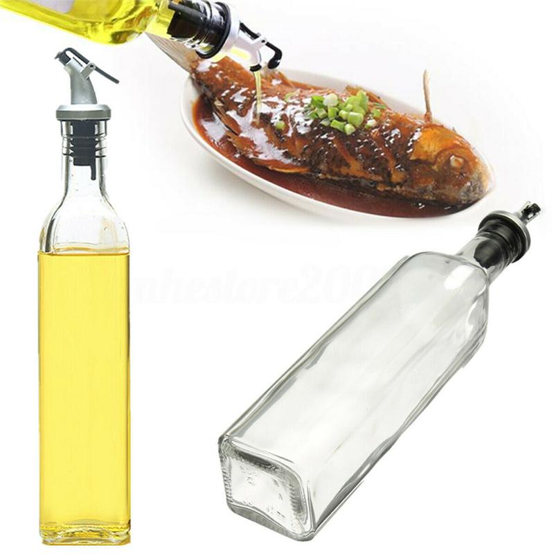 Kitchen Multi-Purpose Oil & Vinegar 500ml Glass Bottle