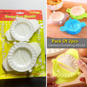 Pack Of 2pcs Plastic Dumpling / Samosa Making Mold