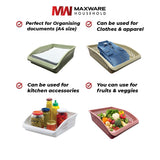 Maxware Large-size Storage Fridge & Multi-Purpose Basket. ( Random Colors )