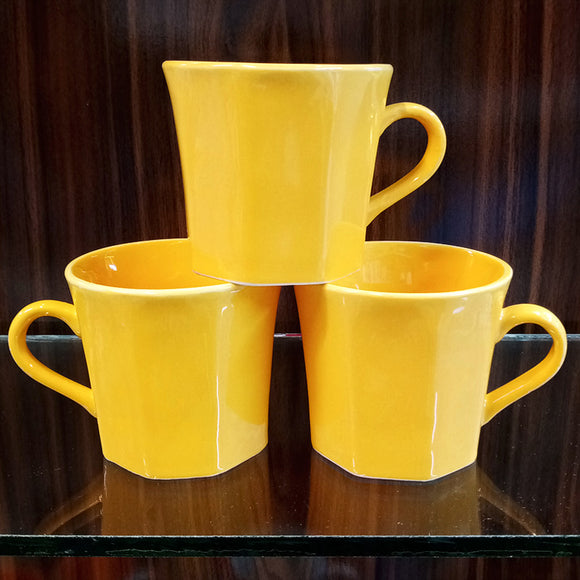 Pack Of 6pcs Daily Use Medium Size Ceramic Cups Set