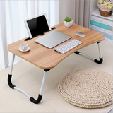 Brown Color Multi-Purpose Wooden Foldable Laptop Desk Table