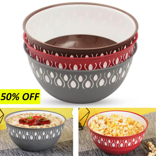 Maxware Adora 1800ml Small-Size Plastic Bowl ( Random Colors )