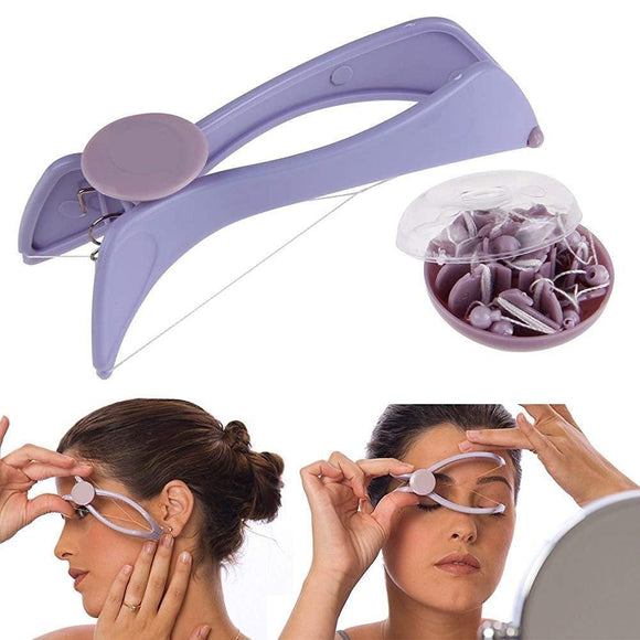Slidne Face & Body Eyebrow Threading Hair Removal System Gadget Tool