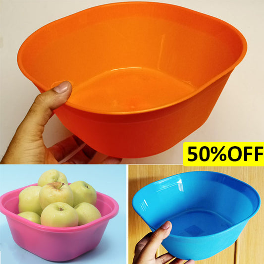 Maxware Blend 2.5-Litre Medium-Size Plastic Bowl ( Random Colors )