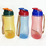 Appollo Spring 850ml Transparent Plastic Water Bottle ( Random Colors )