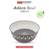 Maxware Adora 1800ml Small-Size Plastic Bowl ( Random Colors )