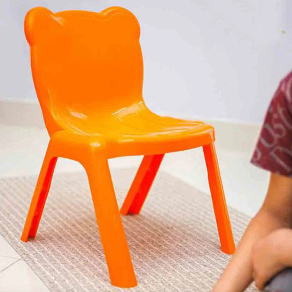 Appollo Kids' Plastic Chair ( Random Colors Will Be Sent)