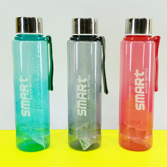 Safari 500ml Transparent Slim Style Plastic Water Bottle