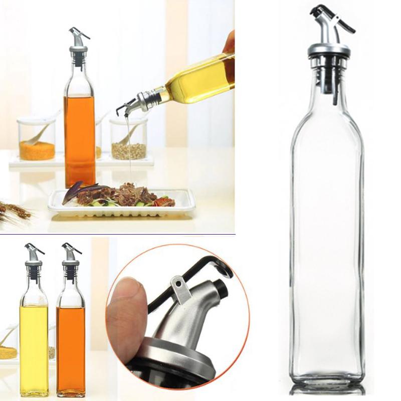 Kitchen Multi-Purpose Oil & Vinegar 500ml Glass Bottle