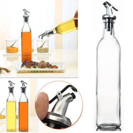 Kitchen Multi-Purpose Oil & Vinegar 500ml Glass Bottle