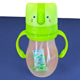 Baby Plastic 300ml Bottle With Nipple Straw