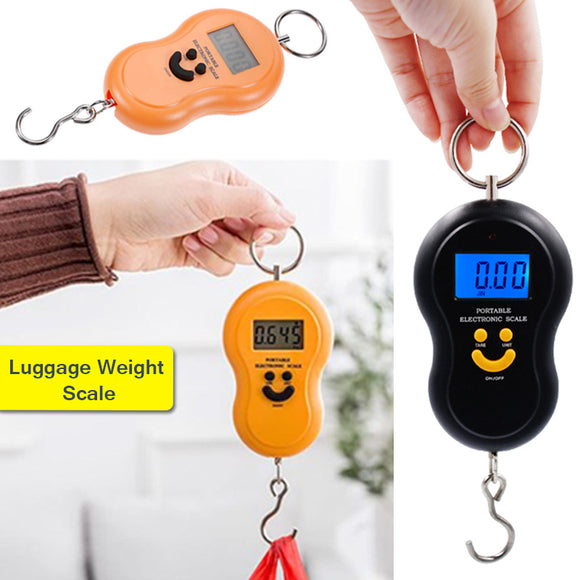 Mini Portable Digital Luggage Weight Scale With Backlit LCD