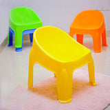 Appollo Kids' Plastic Chubby Chair ( Random Colors Will Be Sent)