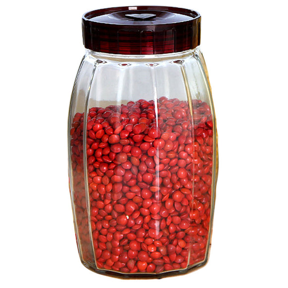 Deli 1800ml Large Size Glass Jar With Plastic Cap