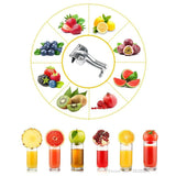 Multi-Function Stainless Steel Manual Citrus Juicer Fruit Pressure Squeezer