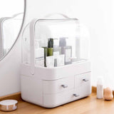 Cosmetics Storage Display Box Case Dust & Water Proof Transparent Cover