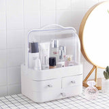 Cosmetics Storage Display Box Case Dust & Water Proof Transparent Cover