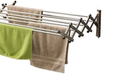 Foldable Aluminum Wall Mount 5 Layer Laundry Dryer Cloth & Towel Hanging Rack Hanger