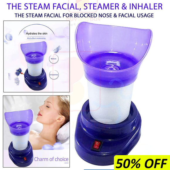 Shinon 3-in-1 Facial Steamer, Inhaler & Humidifier For Block Nose Massager Electric Tool