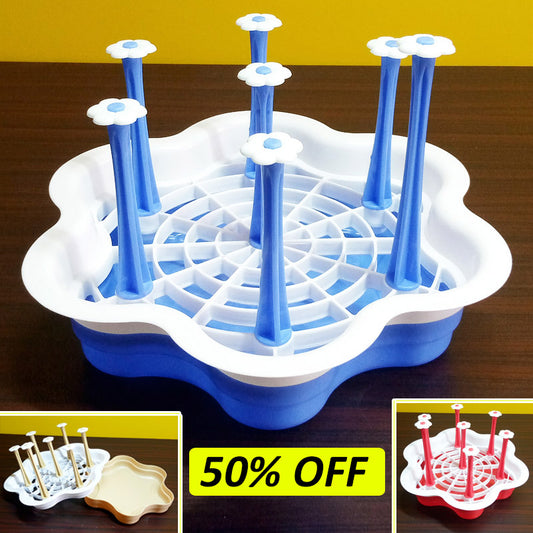 Appollo Victoria Classic Glass Stand 7-Placements ( Random Colors )